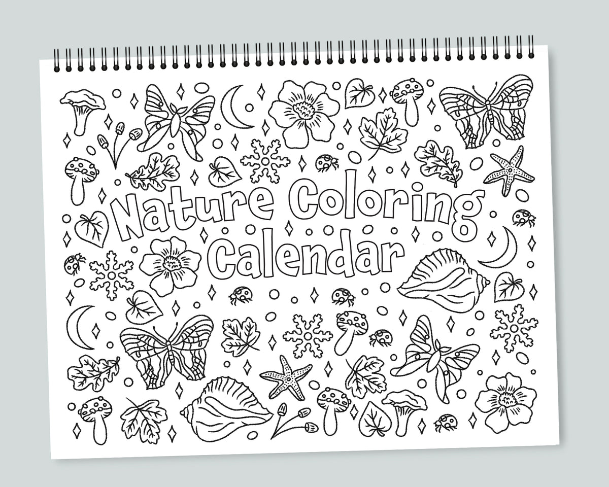 Nature Coloring Calendar – Mornings Together