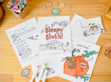 Sleepy Sloth Letter Pack