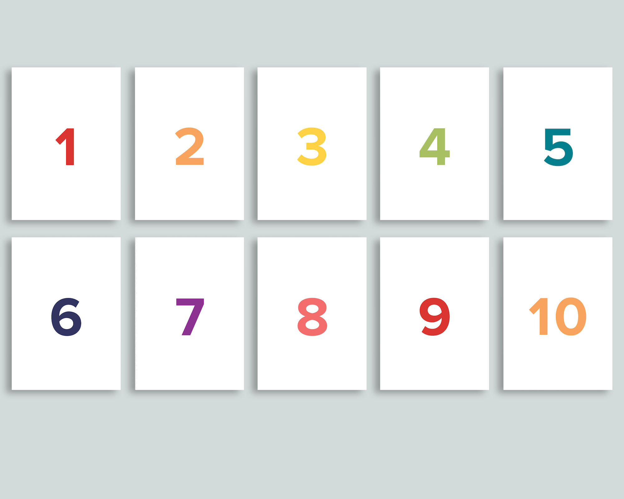 Number Cards 1-20  Printable numbers, Large printable numbers, Printable  calendar numbers