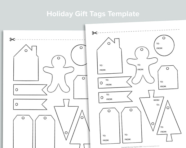 Holiday Season Gift Tag - Non Adhesive – together @withkx